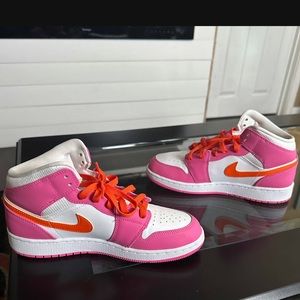 Air Jordan 1 Mid GS ‘Pinksicle Orange’